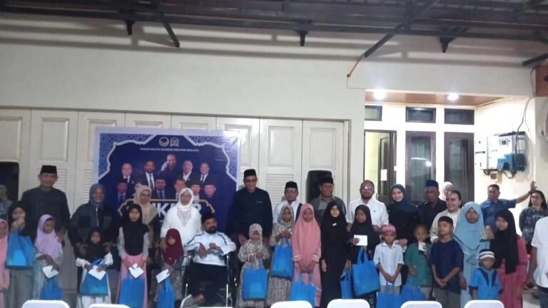 Fraksi NasDem Maluku Bukber Bersama 22 Anak Yatim, Teguhkan Spirit Ramadan