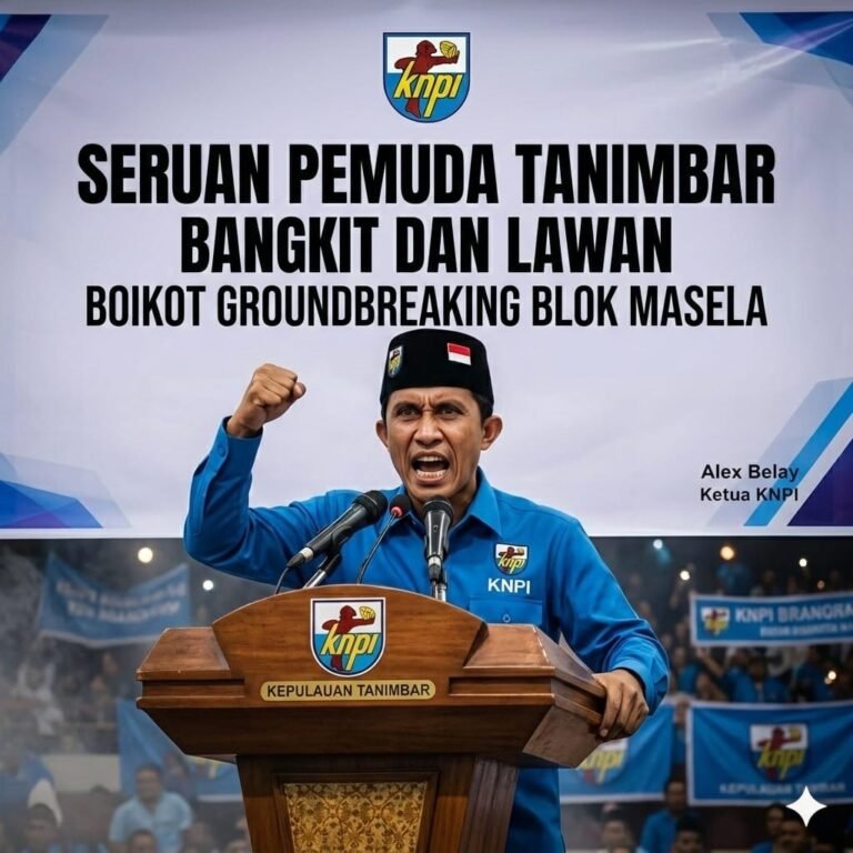 KNPI Desak Pemerintah Pusat Tuntaskan Konflik Nelayan di Blok Masela Sebelum Ground Breaking: Ancam Boikot Jika Tak Bijak