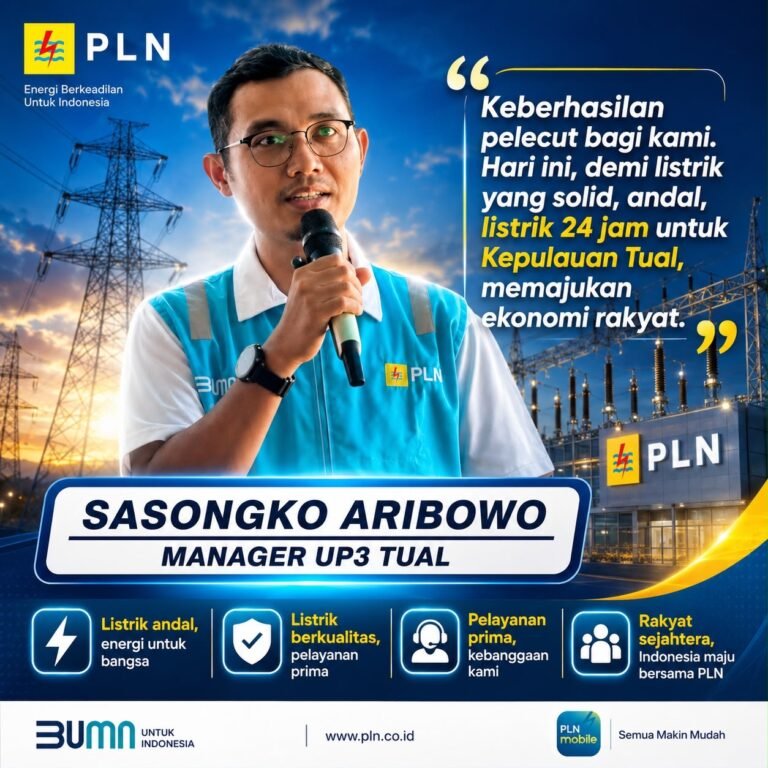 PAMA Apresiasi Kinerja Positif dan Dukung Kepemimpinan Sasongko Aribowo Perkuat Keadalan Listrik di UP3 Tual