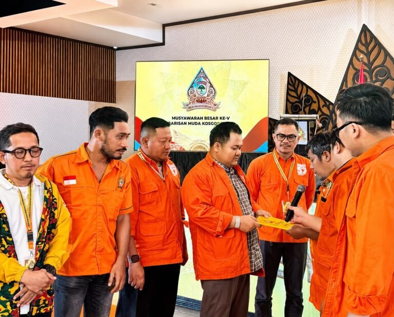 Rizky Maulana Pimpin Pemuda Kosgoro 1957, Friady Toisuta Jadi Formatur